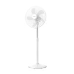 Polycab Optima Mini 400mm Oscillating Pedestal Fan For Home, Office | High Speed & Air Thrust | Aerodynamic Blades with cutting edge design | 100% Copper Winding Motor | 2 Years Warranty【White】