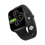 WRISTIO 3 1.85″ HD, Bluetooth Calling Smart Watch, 50+ Sports Modes, Rotating Crown, 15 days battery life, Split-screen, Water Resistant, Smart Health Monitoring, Password Protection, Black