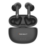 Fireboltt Fire Pods Rigel with appealing RGB lights, Bluetooth 5.3, mammoth 13mm drivers, Dual mic ENC, 30dB ANC and Gaming Mode (Black)