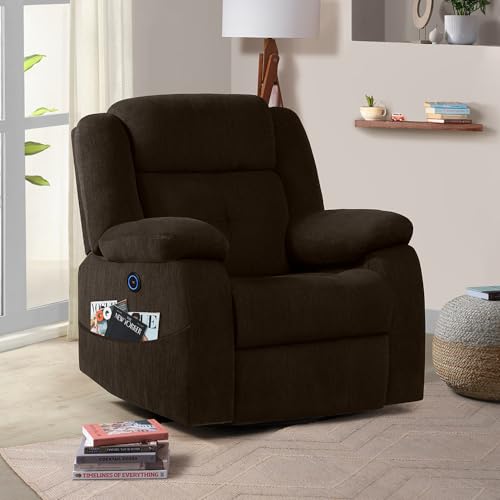 Sleepyhead RX7 – Single Seater Fabric Motorized Recliner (Egyptian Brown)