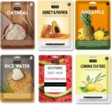 Jaquline USA Oatmeal,Honey & Papaya,Pineapple,Rice Water,Watermelon , Lemon & Tea Tree Masks(150 ml)
