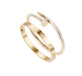 MEENAZ bracelet for woman Evil Eye Bangles for women Anti Tarnish Stylish Adjustable Bracelet for girls Rose gold Kada for Women Accessories Jewellery for Women Girls friendship crystal -561