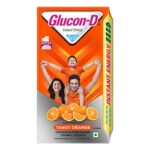 Glucon-D Tangy Orange Glucose Powder(1Kg,Refill) For Tasty Orange Flavoured Glucose Drink Provides Instant Energy Vitamin C Supports Immunity Contains Calcium For Bone,1 Count