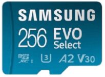 SAMSUNG EVO Select 256 GB MicroSDXC Class 10 130 MB/s Memory Card(With Adapter)