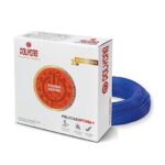 Polycab Optima Plus FR-LF 1.5 SQ-MM, 90 Meters PVC Insulated Copper Wire Single Core Flexible House Cable for Domestic & Industrial Connections Electric Wire (Blue)
