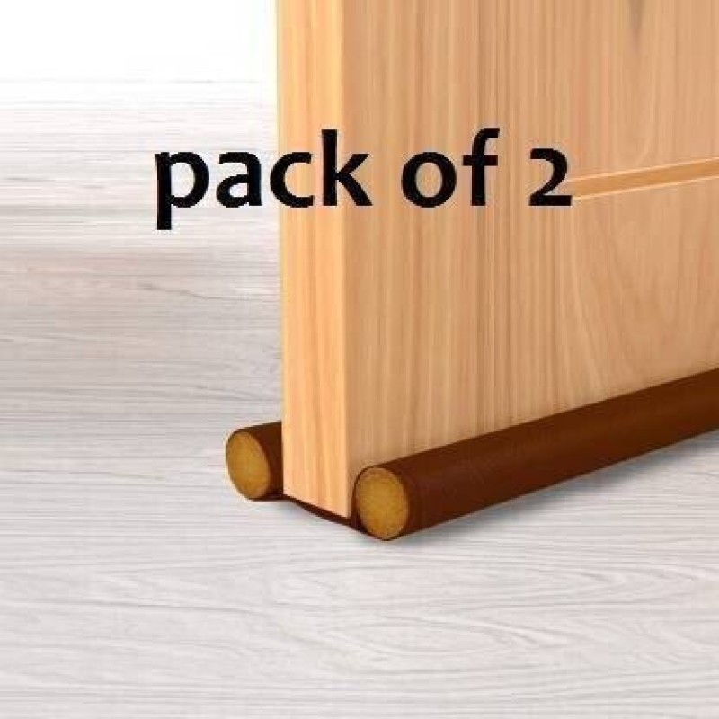Sukan Tex Door Bottom Sealing Strip Guard for Home, Sound-Proof Waterproof 36 inch Durable Floor Mounted Door Sealing Strip Guard Floor Mounted Door Stopper(Brown)