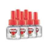 Mortein 45ml x 6 (Buy 4 Get 2 Free) Fits All Machines | SmartPlus Mosquito Repellent Refill | Mosquito Repellent & Killer | 100% Protection from Dengue Mosquitoes, Pack of 6