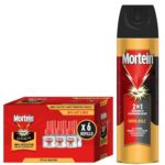 Mortein Insta5 Mosquito Repellent Liquid Refill – 45ml x 6 & 2 in 1 Mosquito and Cockroach Killer Spray – 200ml