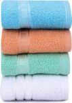 SOMUDEE HAND TOWEL LIGHT COLOR Multicolor Cloth Napkins(4 Sheets)
