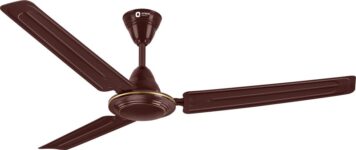 Orient Electric Ujala Air 1 Star 1200 mm 3 Blade Ceiling Fan(Brown, Pack of 1)