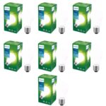 PHILIPS Full Glow Energy Saver Filament Glass E27 LED Bulb | 9-watt, 825 Lumen Full Glow Frosted Diffused LED Bulb, Cool Daylight, Pack of 7