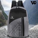 WHITECRAFT Daypack For College Travel Office Outdoor Hiking For Men & Women 30 L Laptop Backpack(Black, Grey)