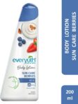 Everyuth Naturals Body Lotion with Sun Care Berries|SPF 15|24 hr Moisturization|Non-sticky(200 ml)