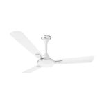 Luminous RR Audie 1200Mm 2 stars Bee Certified Energy Efficient 50-Watt High-Speed Ceiling Fan For Home&Office (Sparkle White)