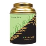 TE-A-ME Green Tea Tin, 50 Grams | 100% Natural Ingredients – Green Tea | Zero Calories – Improves Metabolism & Reduces Waist