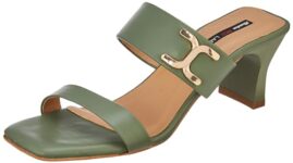 BATA Red Label Women’s Ankle-Strap Dottie Mule E 23 Lifestyle (6717009_Olive_3 Uk)