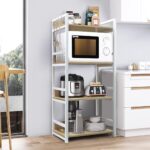 Lukzer 4 Layer Multipurpose Stand: Your All-in-One Storage Solution For Every Spaces (White/130 x 60 x 39cm, Expertly Crafted with Wood and Metal)