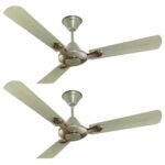 Havells Leganza 3B 1200Mm 2 stars Energy Saving Ceiling Fan (Bronze Gold, Pack Of 2)