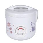Usha Rice Cooker JRC28W 1000 W 2.8 Liters Capacity with portable design (Carry & Go), 2 years warranty (White)