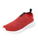 Puma Mens Scorch Mark Slip On Black-Burnt Red-White Running Shoe – 8UK (37998703)
