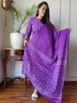 DENOR Printed Kurta, Trouser/Pant & Dupatta Set