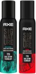AXE Signature Mysterious and Intense Body Spray – For Men(400 ml, Pack of 2)