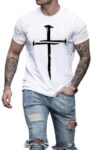 ATTITUDE START OF FASHION Printed Men Round Neck White T-Shirt