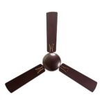 RR Signature (Previously Luminous) Audie 1200MM 2 Star BEE Certified Energy Efficient 50-Watt High-Speed Ceiling Fan For Home and Office (Charcol Black)