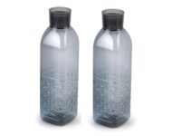 CELLO Florence 1000ml | BPA Free, 100% food grade | Safe Plastic | Refrigerator Safe | Wide Mouth | Leakproof | Set of 2 clear