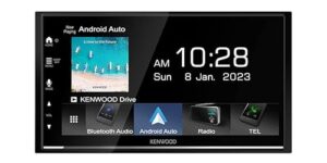 Kenwood DMX7022S Apple CarPlay/Android Auto/Digital Media Receiver. 6.8″ WVGA Capacitive Touch Screen Display