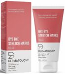 DERMATOUCH Bye Bye Stretch Mark Cream for Pregnancy to Reduce Stretch Marks & Scars | With Shea Butter & Cocoa Butter | 125G