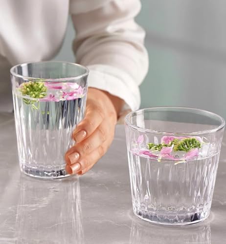 Ocean Ivory Hi Ball whiskey Glass Set, 370ml, Set of 6, Transparent