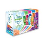 Fiama Celebration Pack with 5 Unique Body Wash Shower Gels, 625ml (125ml Pack of 5) Body Wash for Women & Men with Skin Conditioners for Moisturised Skin, Gift for Women, Gift Set, Anniversary Gift, Birthday Gift, Bodywash Shower Gel Combo
