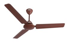 USHA TECHNIX 1200mm BLDC Energy saving Ceiling fan | 3 Blade high speed 350 RPM | 5-star rated (Brown)