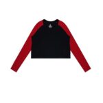 Clotth Theory Girl’s Solid Regular Fit T-Shirt (CTGCTOP_023_Black | RED 13-14 Years)