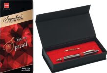 Cello Signature Designer CEL1010449 Silver Pen Set(1 Pen with Rakhi)