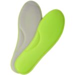 BigPlayer Cloud-Like Comfortable: Relaxable Memory Foam Insoles – Elevate Every Shoe with Unparalleled Softness for travel (Free Size) (Neon Green, 8uk/ind)
