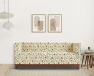 Amazon Brand – Solimo Halley 3 Seater Sofa (Fabric, Multicolour-2)