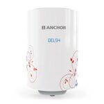 Anchor by Panasonic New Delsy Geyser 25 litre, 5 Star Rated Storage Water Heater with Copper Heating Element, Powerful 2000W Heating Element (White, 2 Yrs Warranty, Free Installation)