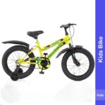 Urban Terrain by Cult Drogon Steel Frame Kids Cycles for 4-6 Years Comes With Training Wheels 16 T Hybrid Cycle/City Bike(Single Speed, Yellow, Rigid)