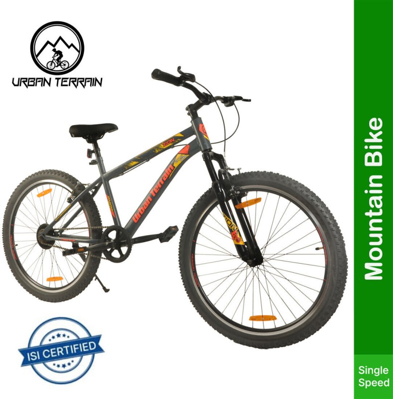 Urban Terrain by Cult UTMystere Cycles For Men With Cycling Event & Ride Tracking App 700C T Hybrid Cycle/City Bike(Single Speed, Blue, Rigid)