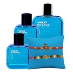 Wild Stone 3 Hydra Energy Perfume 30ml, 50ml and 100ml Combo with 2 Rakhi