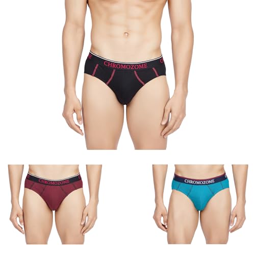 Chromozome Men Brief CZ 309 (Pack of 3) XL Multi 5