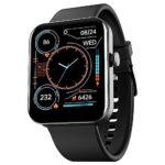 boAt Wave Leap Call Smart Watch with 1.83″ HD Display, Advanced Bluetooth Calling, Coins,Multiple Watch Faces, Multi-Sports Modes, IP68, HR & SpO2, Metallic Design, Weather Forecasts(Active Black)