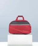 ARISTOCRAT Enigma 52 CM Polyester Softsided Cabin size 2Wheels Duffle Bag – Red Duffel Without Wheels