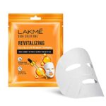 LAKMÉ Skin Solutions Sheet Mask Revitalizing With Vitamin C 25Ml, Pack Of 1