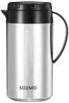 Amazon Brand – Solimo Stainless Steel Polo Flask | Thermos Hot Cold Flask | Beverage Dispenser | 100% Food Grade | Easy to Clean | for Office, School, Travelling (950ml)