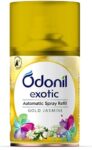 DABUR Odonil Exotic Automatic Spray Refill – 225Ml | Gold Jasmine | 2X Long Lasting | Fits All Machines | 2200 Sprays Guaranteed | Lasts Upto 60 Days