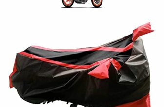 Kandid Red & Black Bike Cover Protect from dust_59