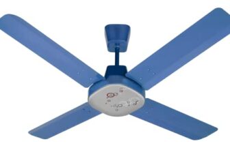 Polycab Eliana Premium 1200 mm High Speed 400 RPM Anti Rust Ceiling Fan with 2 years warranty (Indigo Blue)